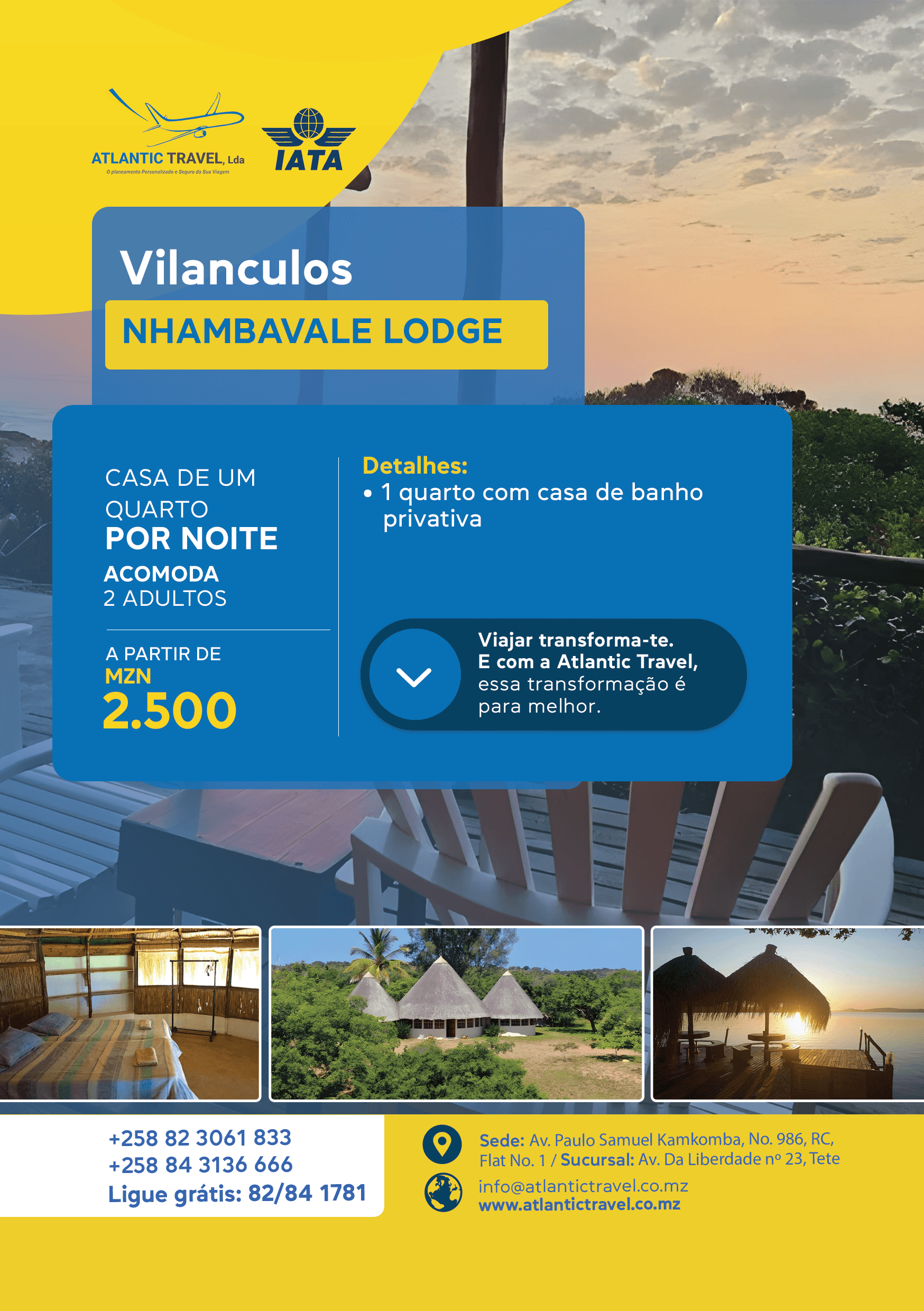 Vilanculos, casa de um quarto