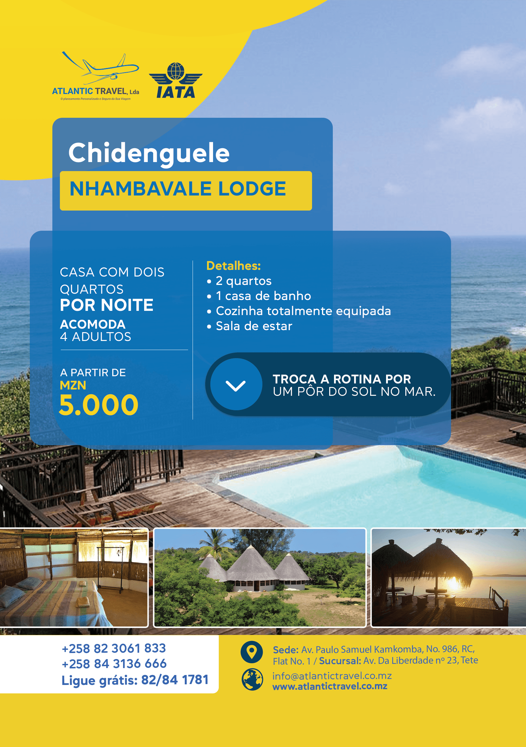 Chidenguele, casa com dois quartos